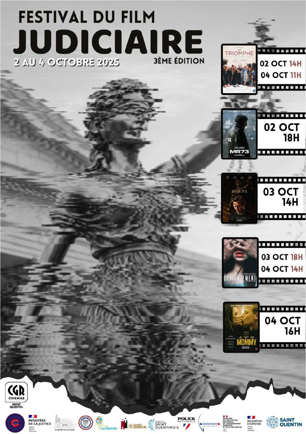 FESTIVAL DU FILM JUDICIAIRE du 2 au 4 OCTOBRE 2025